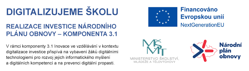 Digitalizujeme školu Digitalizujeme školu